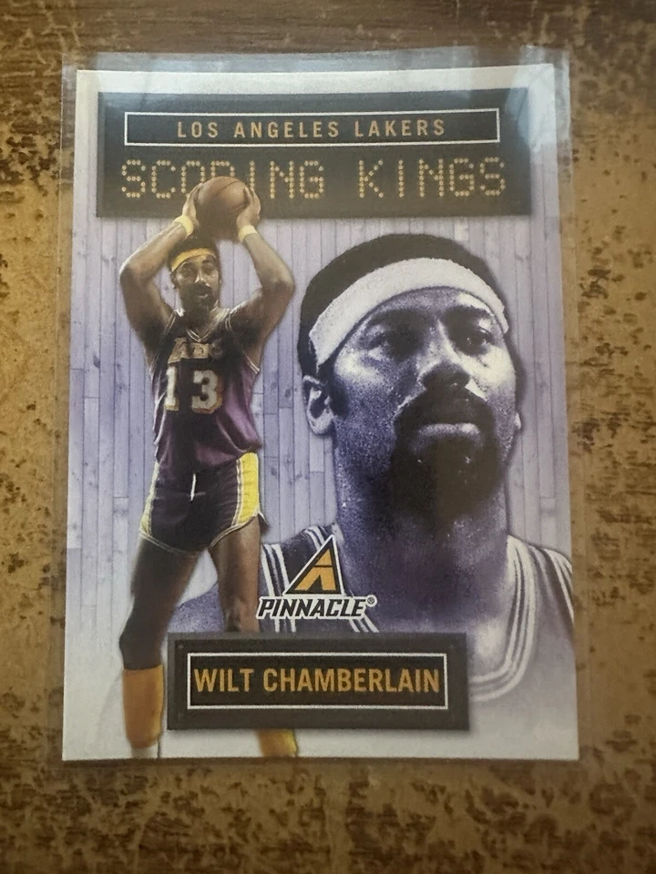 2013-14 Panini Pinnacle Scoring Kings Wilt Chamberlain #4 HOF NMMT Lakers Card - Image 1 of 1