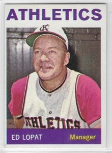 1964 Topps #348 ED LOPAT Manager Kansas City Athletics TOP ** kostenloser Versand - Bild 1 von 2