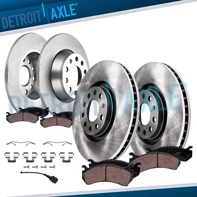 Kit de pastillas de freno delanteras traseras de cerámica de 8 piezas para A3 Quattro CC Eos Jetta Foto 1 de 4