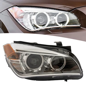2013-2015 For BMW X1 Xenon/HID Headlight LED DRL Headlamp w/o AFS Passenger Side - Picture 1 of 16