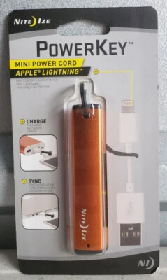 NITE IZE POWERKEY MINI POWER CORD - Portable Charge & Sync Cable - Image 1 of 4