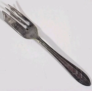 Vintage Loxley Gebäckgabel M.S. Ltd EPNS Nickelsilber, Sheffield England - 5"L - Bild 1 von 7
