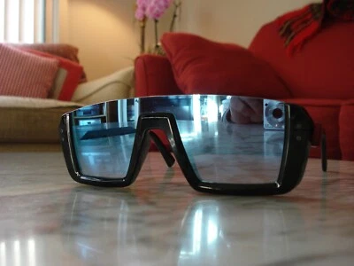 2018 DIESEL щит солнцезащитные очки DL0248 снятая с производства модель DL 0248 синий зеркальный объектив - Изображение 1 из 4