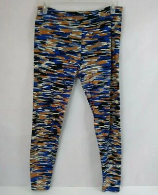 Nova Leggings LuLaRoe Alta e Curvilínea com Design Multicolorido Camoflauge - Imagem 1 de 4