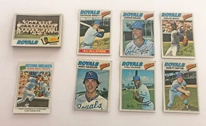 1977 Kansas City Royals Team Baseball Cards from TOPPS: Brett (2), Rojas, Otis - Picture 1 of 8