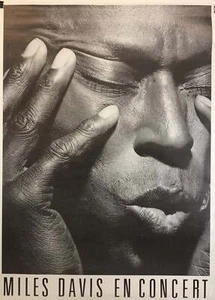 Miles Davis / "EN CONCERT" LARGE POSTER - Picture 1 of 1