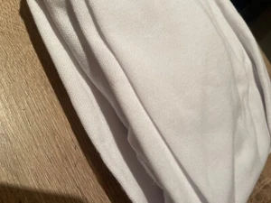 White Polo Tee Micro Stretchy Fabric Sew Material Making Design - Picture 1 of 2