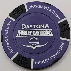DAYTONA HARLEY DAVIDSON OF DAYTONA BEACH, FLORIDA CONCESIONARIO FICHA DE PÓKER NUEVO - Imagen 1 de 2