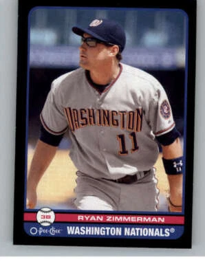 2009 O-Pee-Chee Black #453 Ryan Zimmerman (ref 145610) - Image 1 of 2