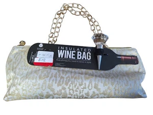 Wild Eye Insulated Wine Bag w/bottle Stopper - Picture 1 of 1