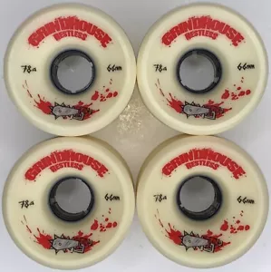 Grindhouse Restless Chainsaw Skateboard Longboard Cruiser Wheels 66MM 78a NOS - Picture 1 of 4