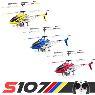 Syma S107 S107G RC Helicopter Phantom Metal 3.5CH Remote Control Toys with Gyro - Image 1 of 4