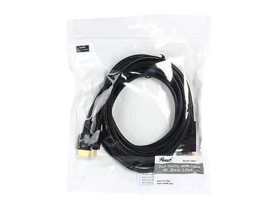 Rosewill RCHD-16001 High Quality HDMI Cable 6FT, Black, 2-Pack - Image 1 of 3
