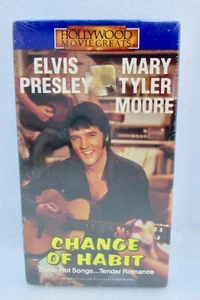 Change of Habit 1987 VHS Elvis Presley Hollywood Movie Greats Factory Sealed - Picture 1 of 7