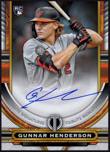 2023 Topps Tribute Signatures Rookie Rare GUNNAR HENDERSON RC AUTO Digital Card