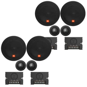 (2-Pairs) JBL STAGE2 604C | 180W RMS 6.5” 2-Way Component Speakers - Picture 1 of 14