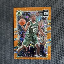 2017-18 Panini Donruss Optic Fast Break Orange Prizm /193 Khris Middleton Bucks