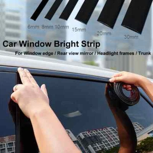 Universal Bright Chrome Car Trim Strip Anti-Scratch window Decorative Molding - Imagen 1 de 12