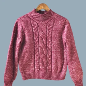 Banana Republic angedeuteter Rollkragenpullover Damen klein Zopfmuster klassisch warm - Bild 1 von 13