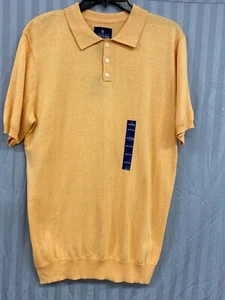 Stafford orange Baumwolle Seide Polo Golf Shirt - S oder XL - neu mit Etikett - Bild 1 von 3