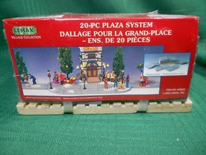 Lemax Christmas Village 20 Piece Plaza System   #34982A - Picture 1 of 6