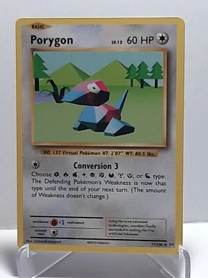 Porygon 71/108 Pokemon XY Evolutions New Fresh Uncommon Colorless - Image 1 of 2