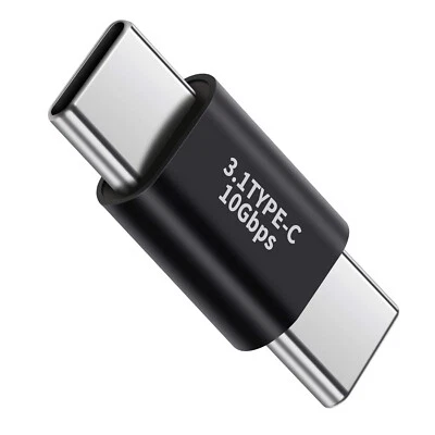 USB Type C 3.1 Male-to-Male 10GBbps Data Fast Charging Cable Adapter Connector - Image 1 of 4