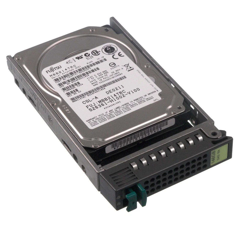 Fujitsu SAS Festplatte 146GB 10k SAS SFF - S26361-H1002-V100 MBB2147RC - Bild 1 von 1