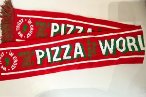 Pizza World Cup Beer Scarf - In Crust we Trust -World Cup 2022 - Picture 1 of 8