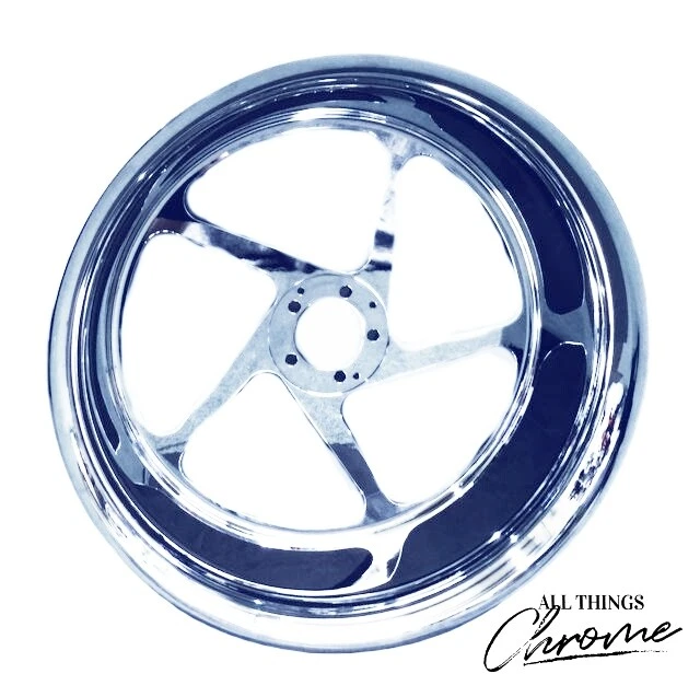 ZX-14 360 FAT TIRE CHROME TRACK STAR WHEELS 2012-2020 KAWASAKI NINJA ZX-14R Foto 1 de 1