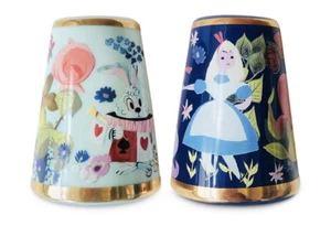 Neu! Alice im Wunderland Mary Blair Salz- und Pfefferstreuer Set 70. Jahrestag - Bild 1 von 9