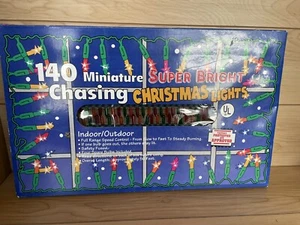 VTG 140 Mini Super Bright Christmas Lights Multicolored Indoor Outdoor UL - Picture 1 of 5