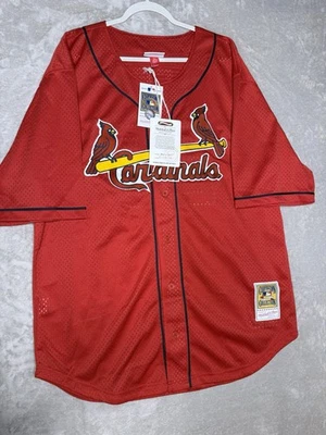Camiseta de béisbol Mitchell & Ness 1998 St Louis Cardinals #25 XLT Foto 1 de 4