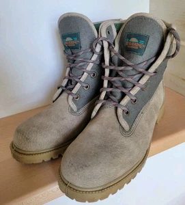 Wolverine Wilderness beige Wildleder Wanderschuhe Damengröße 7M hergestellt in den USA - Bild 1 von 15