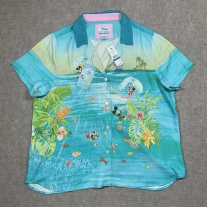 Camisa de campamento de seda Tommy Bahama Disney Under The Sea para mujer XL edición especial - Imagen 1 de 11