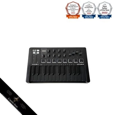 ARTURIA MIDI Keyboard Controller MiniLab 3 DB Deep BlackJapan Brand New - Image 1 of 4