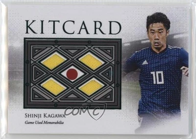 2023 Futera Unique World Football Kitcard Relics Emerald /20 Shinji Kagawa #KC07 - Image 1 of 2