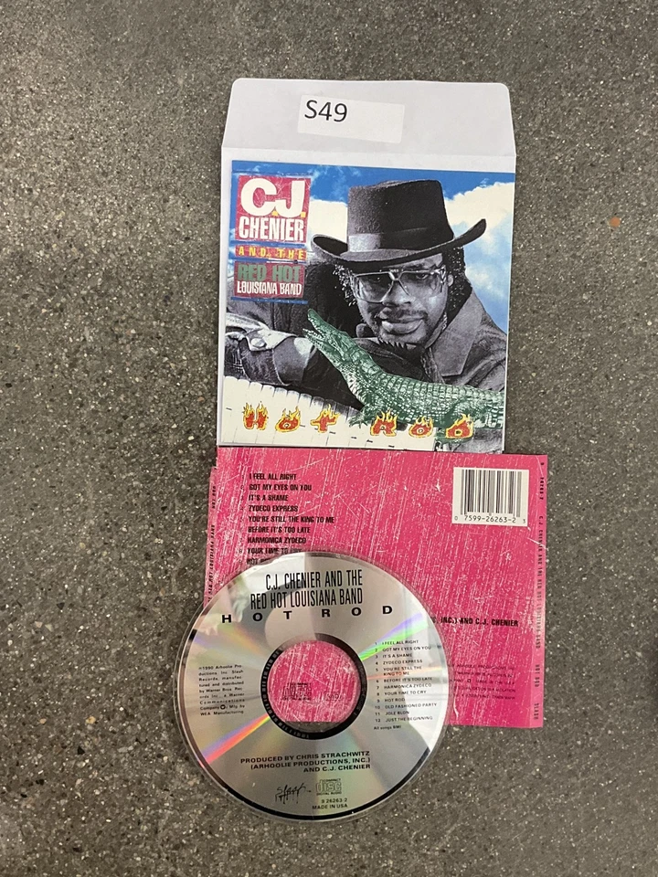 C.J. Chenier & The Red Hot Louisiana Band - Hot Rod  (CD, 1990) No Case #S49 Foto 1 de 1