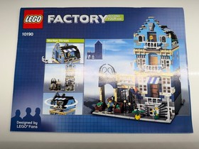 LEGO Factory 10190 Modular Buildings Market Street Instruction Manual ONLY RARE