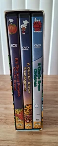 Peanuts 3 DVD Box Set Holiday Collection Halloween Thanksgiving Christmas - Picture 1 of 8