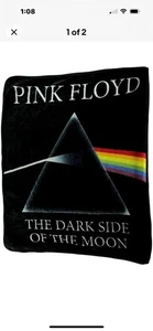 Dark Side of the Moon New Pink Floyd Plush Throw Gift Blanket Album CD Cover NIP - Picture 1 of 2
