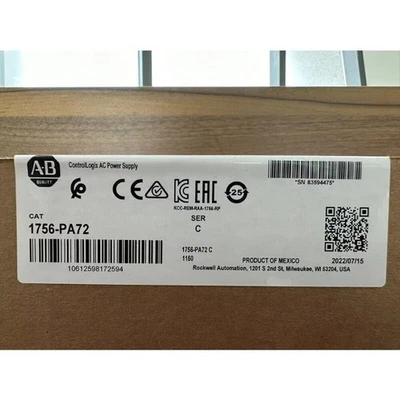 1756-PA72  New Sealed AB ControlLogix AC Power Supply 1756PA723 - Photo 1/2