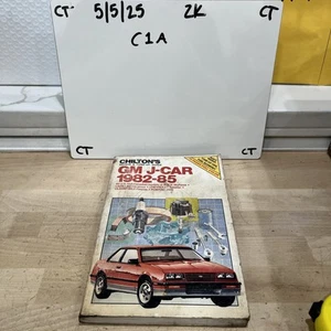Chilton’s Repair & Tune-Up Guide GM J-Car 82-85 - Picture 1 of 3
