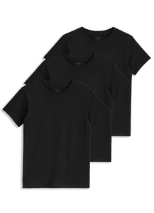 Jockey Boys' 100% Cotton Crew Neck T-Shirt - 3 Pack - Picture 1 of 5