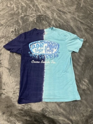 Camisa Ron Jon Surf Shop Para Hombres Pequeña Azul Marino Verde azulado Cacao Playa Florida Camiseta Gráfica Foto 1 de 4