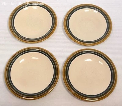 Lote de 2 platos de gres vintage Pfaltzgraff tono tierra cena 4 panes EE. UU. AÑOS 70 Foto 1 de 4