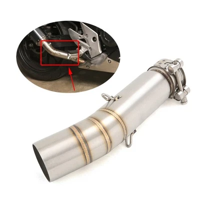 For Honda CB500X 2013-2016 CB500F CBR500R 2013-2015 Exhaust Tips Mid Link Pipe - Image 1 of 4