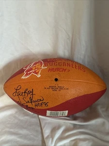 Lee Roy Selmon Autographed Tampa Bay Buccaneers Football Go Bucs HDF 95 - Picture 1 of 9