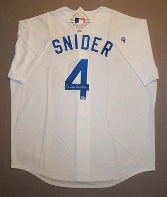 Duke Snider SIGNED Authentic Brooklyn LA Dodgers Jersey NWT PSA/DNA AUTOGRAPHED - Image 1 of 3