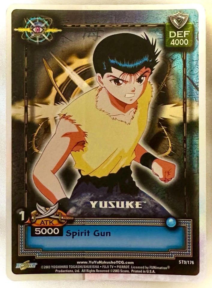 2003 YU YU Hakusho TCG YUSUKE # ST9/176 Foil Rare Def 4000 - Image 1 of 1